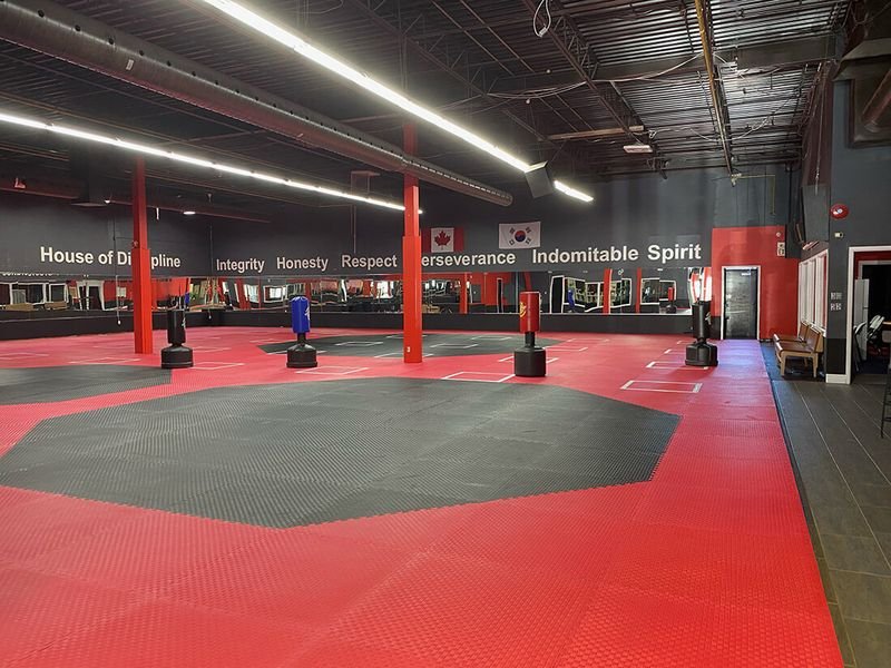 The training hall at the Oakville school